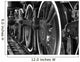 Train Wheels in Black and White Wall Mural