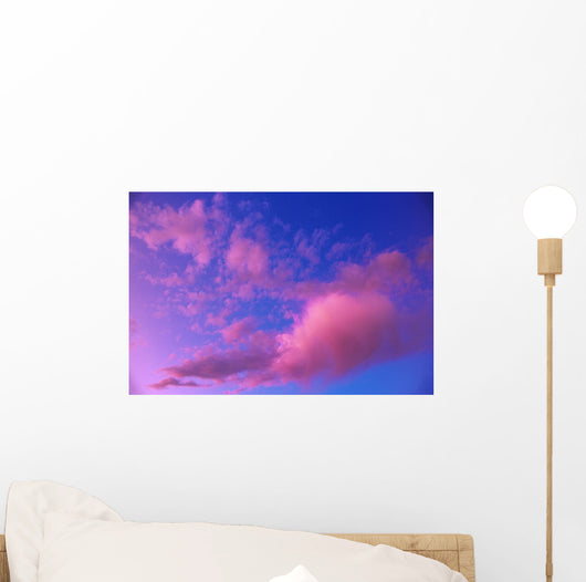 Pink Clouds Sunset Alaska Wall Decal