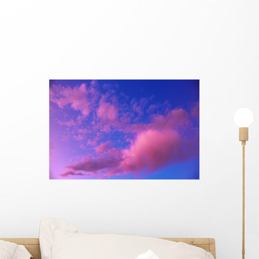 Pink Clouds Sunset Alaska Wall Decal