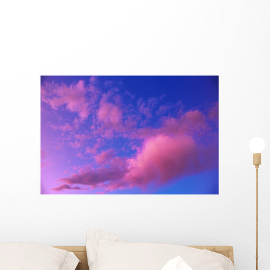 Pink Clouds Sunset Alaska Wall Decal