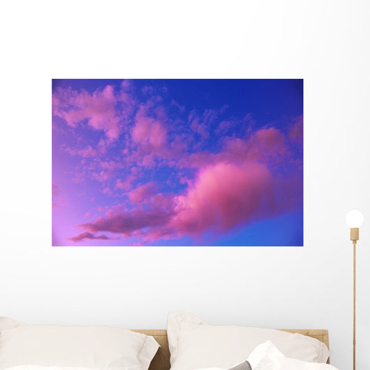 Pink Clouds Sunset Alaska Wall Decal