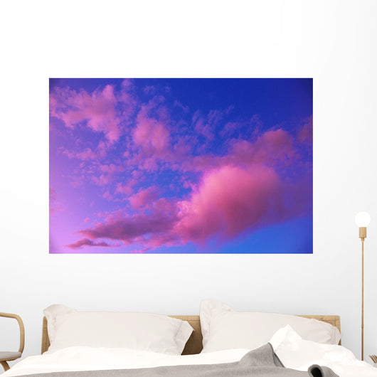 Pink Clouds Sunset Alaska Wall Decal