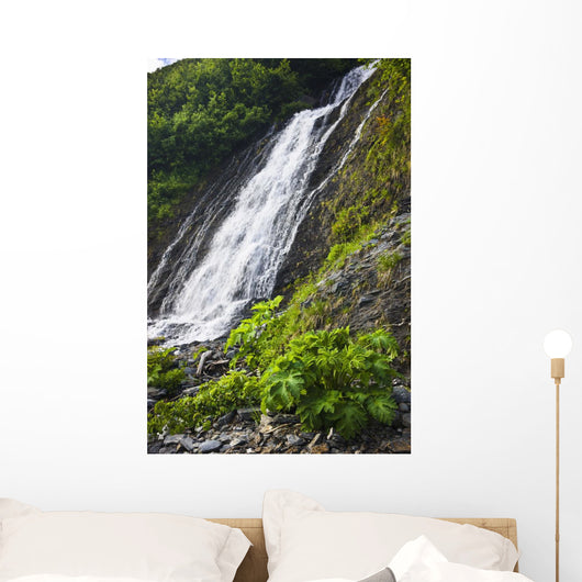 Waterfall Shoup Bay State Wall Decal