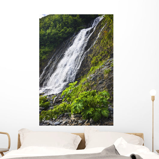 Waterfall Shoup Bay State Wall Decal