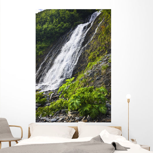 Waterfall Shoup Bay State Wall Decal
