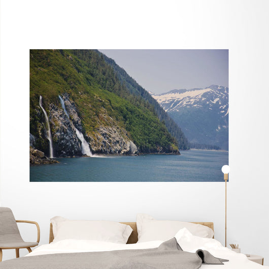 Waterfalls Passage Canal Wall Decal Design 2