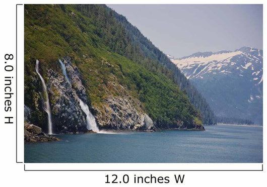 Waterfalls Passage Canal Wall Decal Design 2
