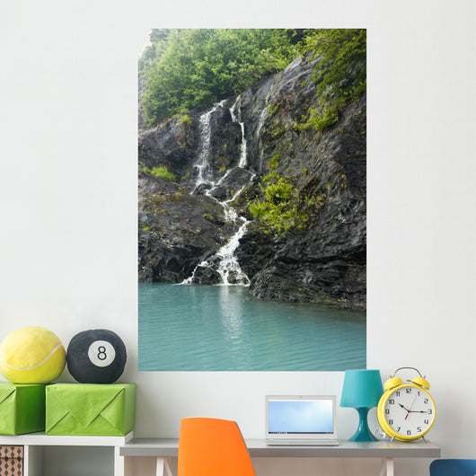 Waterfalls Passage Canal Wall Decal Design 1