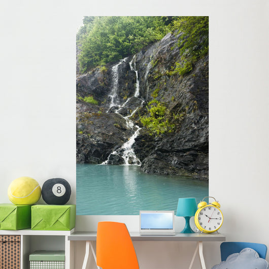 Waterfalls Passage Canal Wall Decal Design 1