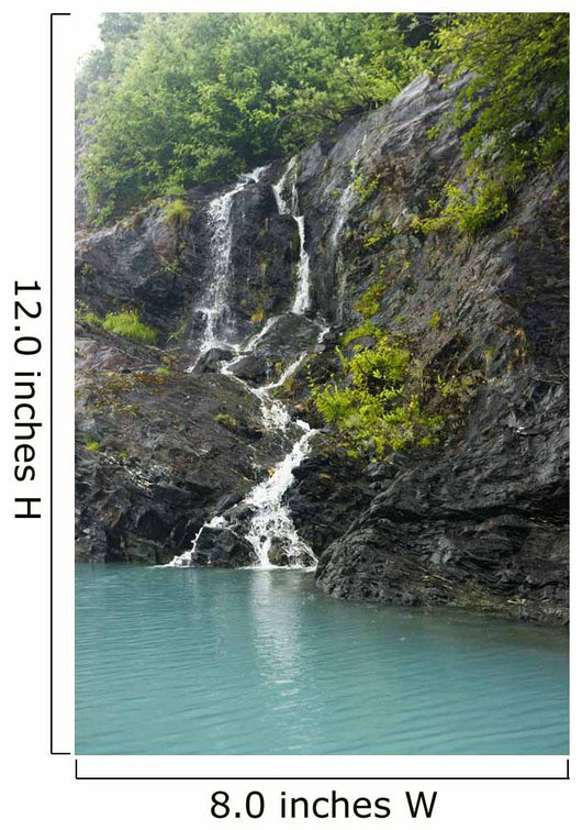 Waterfalls Passage Canal Wall Decal Design 1