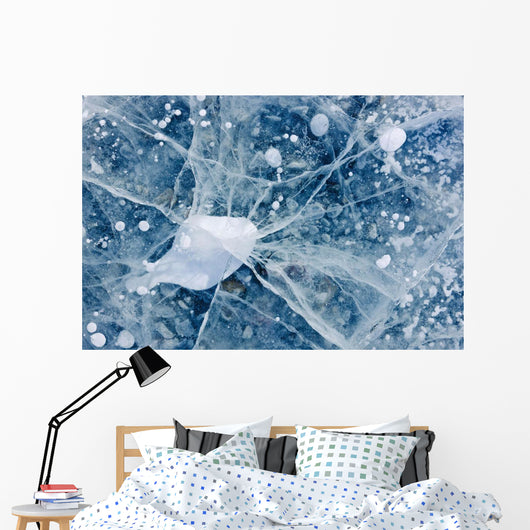 Up Cracks Wall Decal