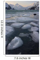 Scenic Ice Portage Lake Wall Decal