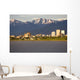 Downtown Anchorage Skyline Spring Wall Decal