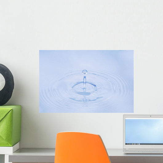 Up Water Droplet Hitting Wall Decal