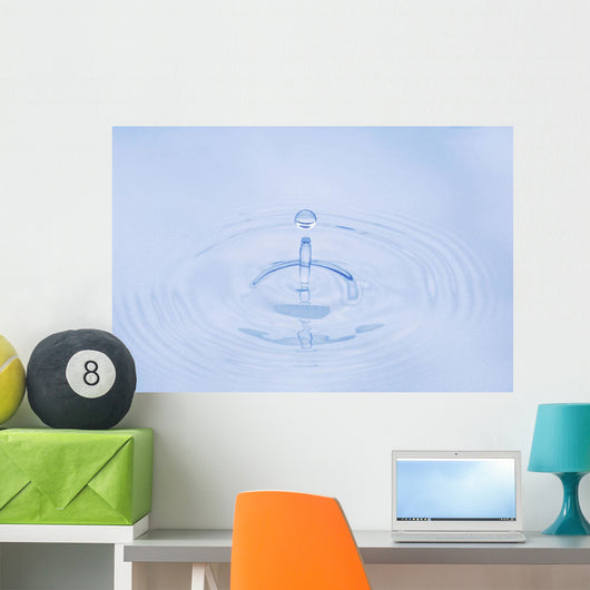 Up Water Droplet Hitting Wall Decal