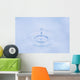 Up Water Droplet Hitting Wall Decal