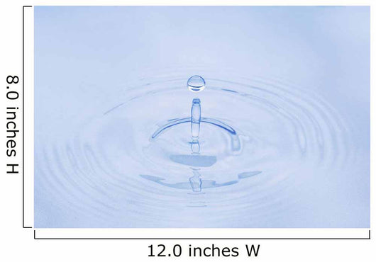 Up Water Droplet Hitting Wall Decal