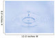 Up Water Droplet Hitting Wall Decal