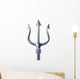 Silver Trident Wall Decal
