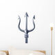 Silver Trident Wall Decal