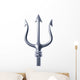 Silver Trident Wall Decal