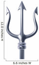 Silver Trident Wall Decal