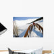 Female Skier Tours Center Wall Decal