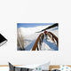 Female Skier Tours Center Wall Decal