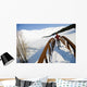 Female Skier Tours Center Wall Decal