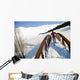Female Skier Tours Center Wall Decal
