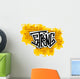 Strong Graffiti Brick Wall Decal