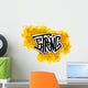 Strong Graffiti Brick Wall Decal