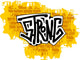 Strong Graffiti Brick Wall Decal