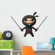 Ninja With Katana Wall Decal