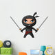 Ninja With Katana Wall Decal