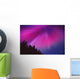 Aurora Corona over Crow Wall Decal Design 1