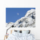 Moon Rising over Snow Wall Decal