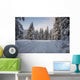 Winter Scenic Snowy Road Wall Decal