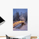 Bridge Decorated with Christmas Wall Decal Design 2