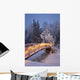 Bridge Decorated with Christmas Wall Decal Design 2