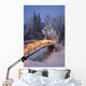 Bridge Decorated with Christmas Wall Decal Design 2