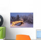 Bridge Decorated with Christmas Wall Decal Design 1