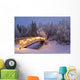 Bridge Decorated with Christmas Wall Decal Design 1