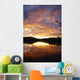Sunset Lake Clouds Southcentral Wall Decal
