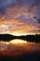 Sunset Lake Clouds Southcentral Wall Decal
