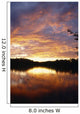 Sunset Lake Clouds Southcentral Wall Decal
