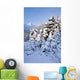 Winter Scenic Snow-covered Spruce Wall Decal