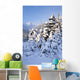 Winter Scenic Snow-covered Spruce Wall Decal
