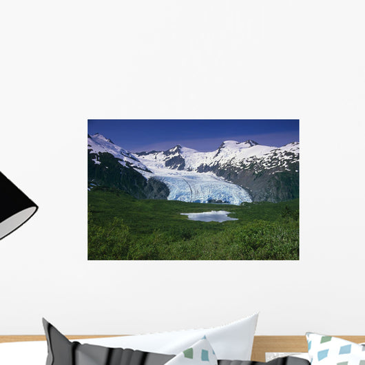 Portage Glacier from Portage Wall Decal