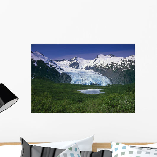 Portage Glacier from Portage Wall Decal